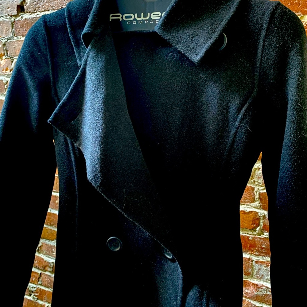 Garnet Hill Classic Long Wool Coat